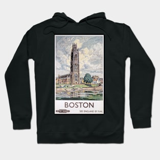 Boston, Lincolnshire - Vintage Railway Travel Poster - 1948-1965 Hoodie